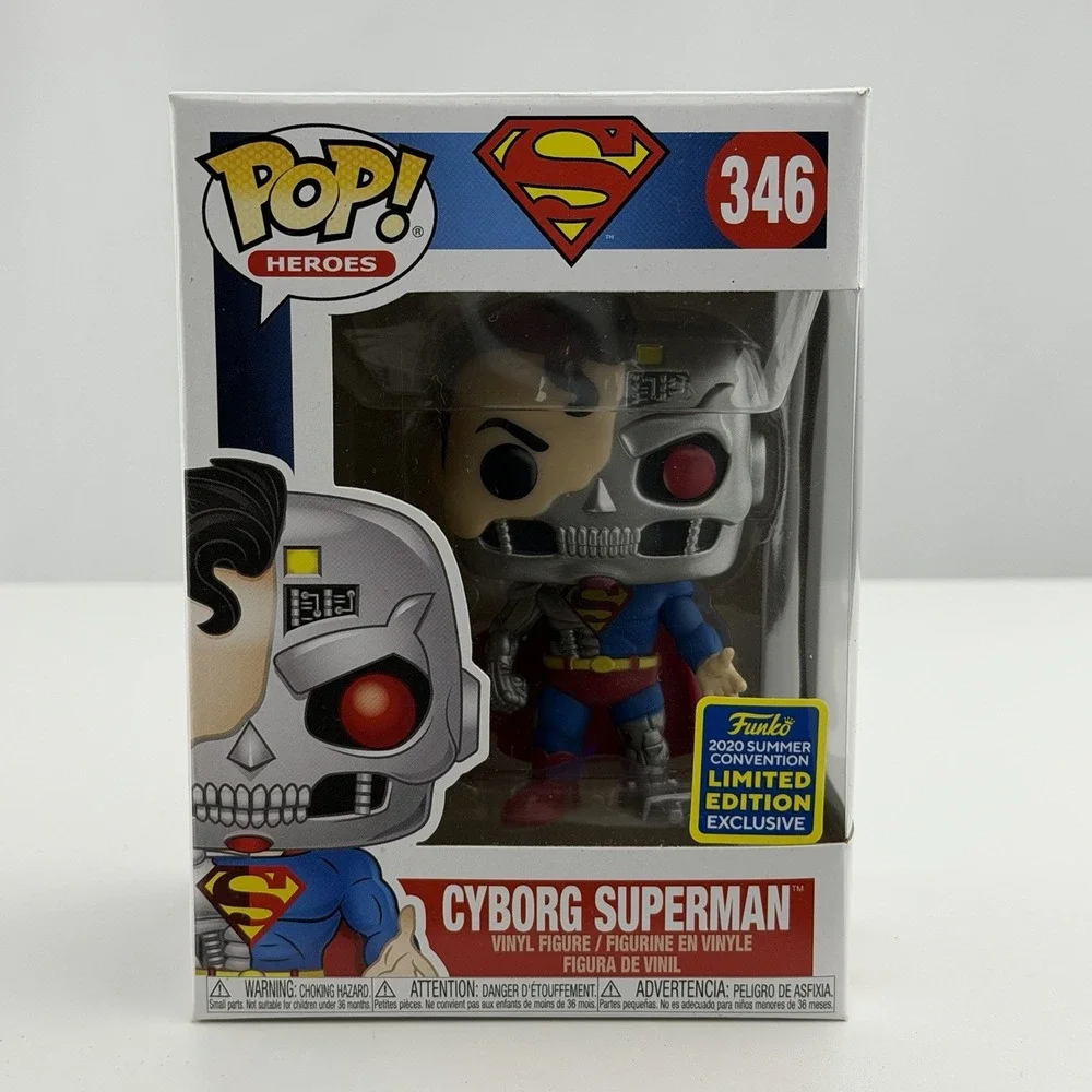 Funko Pop Cyborg Superman 346 DC Heroes 2020 Summer Convention Exclusive
